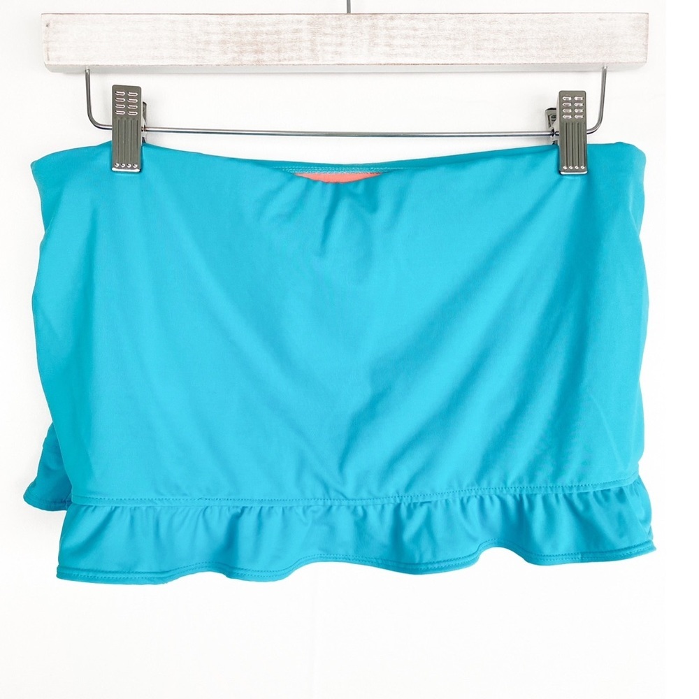 Athleta Blue Ruffle Swim Skirt - Size S - Picture 6 of 8